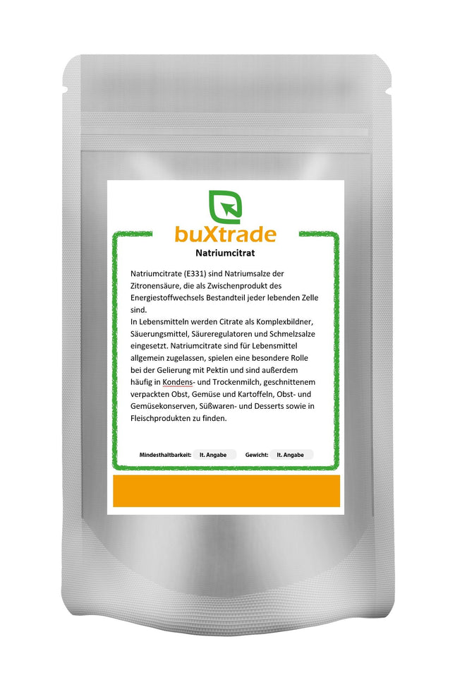 Sodium citrate E331 TNC Trisodium citrate pure Salt of citric acid Lemon VARIOUS SIZES