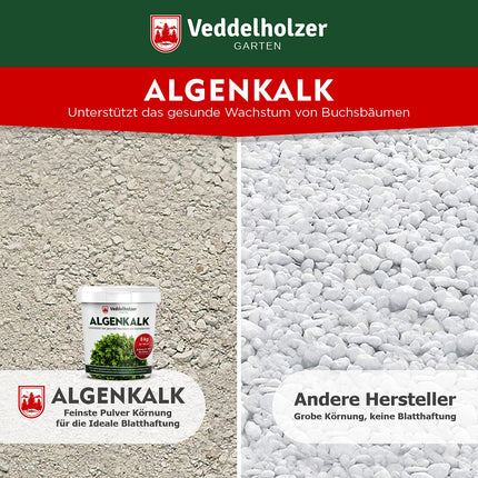 THE WINNER 09/2020 Veddelholzer 6kg organic algae lime 100% pure powder from seaweed strengthens resistance &amp; regeneration of the boxwood against the boxwood moth Boxwood fertilizer Natural fertilizer Spray