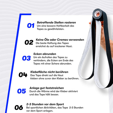 Kintex Kinesiology Tape Classic, 5 cm x 5 m, skin-friendly &amp; waterproof kinesiology tape, physio tape, medical tape, for sports &amp; physiotherapy (beige)