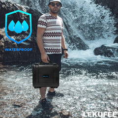 LEKUFEE Waterproof Hard Case for DJI Air 2S (DJI RC)/Mavic Air 2 Combo(DJI RC-N1) and Accessories (Case Only)