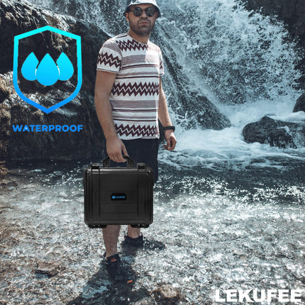 LEKUFEE Waterproof Hard Case for DJI Air 2S (DJI RC)/Mavic Air 2 Combo(DJI RC-N1) and Accessories (Case Only)