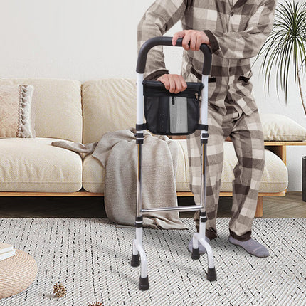 Standing aid for older adults, walking aid for seniors, standing aid for bed, standing aid for toilet, standing aid for sofa for seniors, height adjustable, standing aids with motion light, load capacity 136 kg