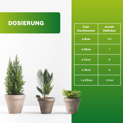 Greenyp 50x universal fertilizer green plants fertilizer sticks for all green plants, houseplants and balcony plants I long-term fertilizer NPK fertilizer with extra iron and 3 months fertilizing power