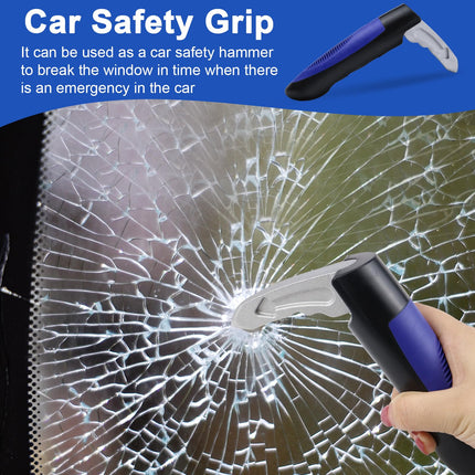 Car exit aid for seniors, 2 pieces car entry aid, emergency hammer car, support handle car handle for seniors, disabled