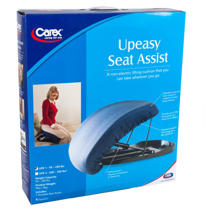 Performance Health Uplift Seat Assist Cushion, Waterproof and Water Resistant Cover, Memory Foam Cushion Self Lifting Chair with Build-in Carry Handles, 35-105kg Support