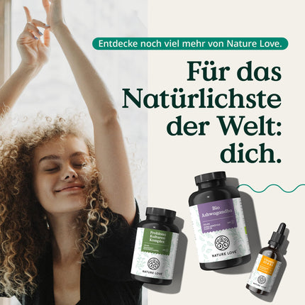 NATURE LOVE® MSM 2000mg with Vitamin C - 365 laboratory-tested tablets - More compact MSM powder than capsules - No additives, high dosage, vegan, produced in Germany