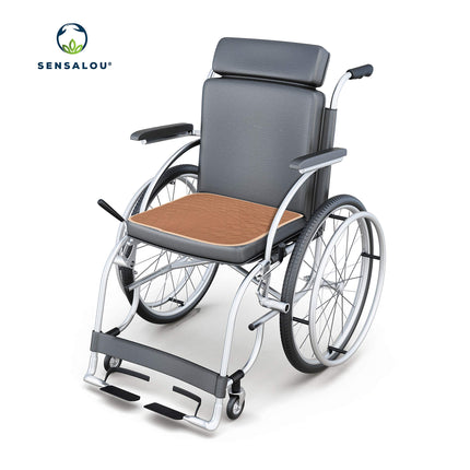 Sensalou incontinence chair pad seat cover waterproof washable 45x45 cm brown