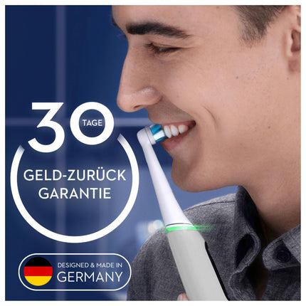 Oral-B iO Series 6 Plus Sensitive Edition Electric Toothbrush, PLUS 3 brush heads, 5 brushing modes for dental care, travel case, Designed by Braun, grey opal
