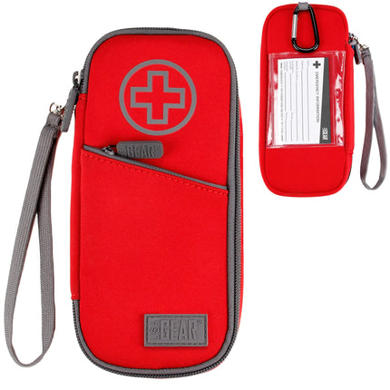 USA Gear Epipen Bag Small Insulated Medical Bag with Water-Resistant Exterior and Insulated Lining – for Two Epipens, Inhaler, Insulin Syringes and Important Allergy Medicine Supplies