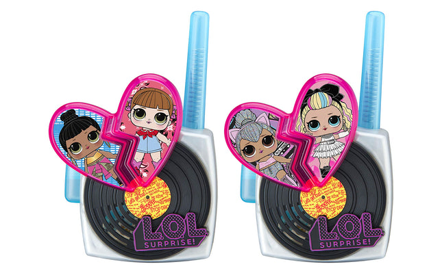 LOL Surprise! LL-207 LOL Surprise Remix OMG Walkie-Talkies, 2-Way Handheld Radios, Long Range, Static, Kids, Top Toys for Boys &amp; Girls Ages 3 and Up, Outdoor Games Adventures