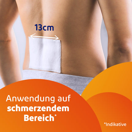 Voltaren heat patches without drug active ingredient for long-lasting pain relief from back pain, neck pain and shoulder pain, 4 patches