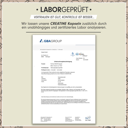 Creatine 5000 Giga Capsules - 5000 mg creatine per day - high-dose creatine capsules with 1137 mg creatine monohydrate per capsule - creatine monohydrate capsules without additives, laboratory-tested &amp; 100% vegan - 300 capsules