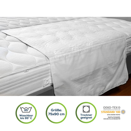 Sensalou 2 pieces waterproof incontinence pad with wings 85x90 ​​cm - fitted sheet baby children bed