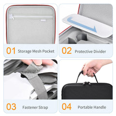 RLSOCO Carrying Case for Potensic Atom/Atom LT/Atom SE GPS Drone - Fits Atom/Atom LT/Atom SE GPS Drone Accessories: Drone, Controller, Charging Station and Power Adapter and more