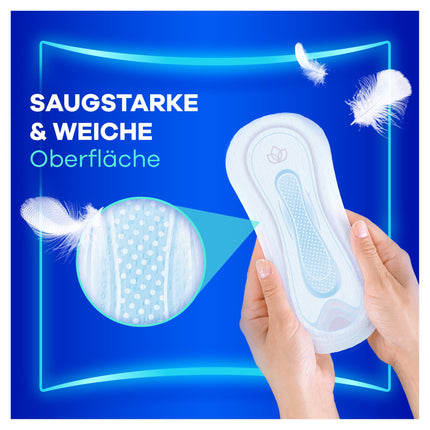 Always Ultra Pads Women Size 2, Long, 96 sanitary pads with wings (3 x 32 pads) Multipack, ultra-thin and super absorbent