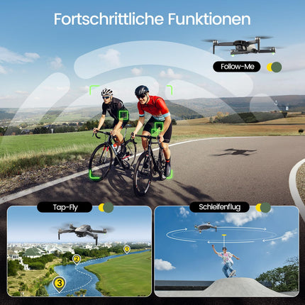 Holy Stone HS460 GPS Drone with 4K Camera for Beginners, 26 Min. Long Flight Time, Brushless Motor, Follow Me, Return, 5G FPV Transmission, Foldable Camera Drone under 249g for Adults