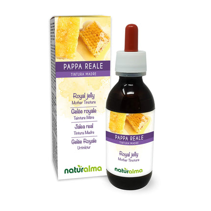 Royal Jelly Alcohol-Free Mother Tincture Naturalma - Liquid Extract Drops 120 ml - Dietary Supplement