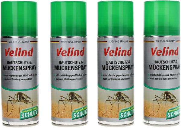 Velind Skin Protection and Mosquito Repellent 4-pack (4 x 200 ml)