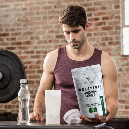Creatine Monohydrate Powder 500g | 100% micronized creatine monohydrate powder | Tasteless | Includes dispenser | Optimal solubility | Vegan | GMO-free