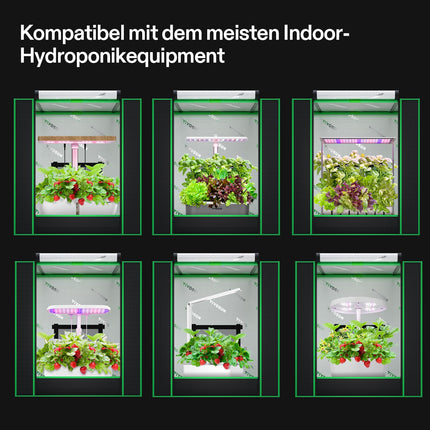 VIVOSUN Grow Tent Small 50x36x54cm Grow Tent Mini with highly reflective Mylar, sealed floor design, ventilation window and cable feed-through hole for Aerogarden hydroponic growing system