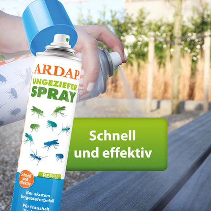 ARDAP Repell Pest Spray 750ml - Insect spray for acute pest infestation - Repellent against insect infestation - Insect spray for the home - Mosquito spray - Pest-free - Works quickly &amp; effectively (PT19)