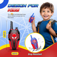 Toyokid Walkie Talkie Kids, Toy &amp; Gift &amp; Birthday Present for Children (Red Blue &amp; Black)