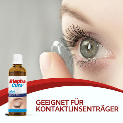 BlephaCura Lid Hygiene, liposomal suspension for the relief of eyelid inflammation and for daily eyelid care, 70 ml solution