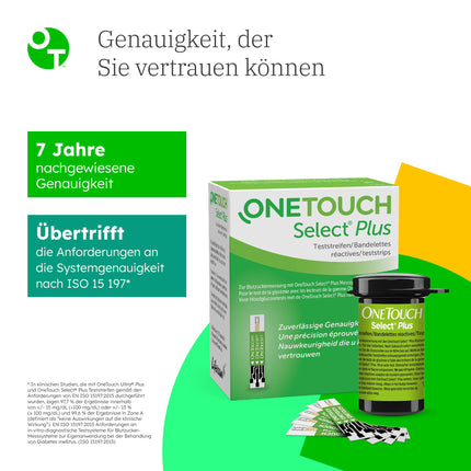 OneTouch Select® Plus Blood Glucose Test Strips I 50 Strips I 1 Pack I For Blood Glucose Measurement in Diabetes (Sugar Disease)
