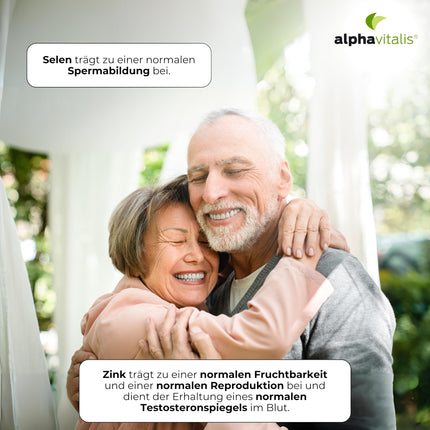 alphavitalis ALPHA Men capsules for long-term use with zinc (for normal fertility and reproduction), amino acid L-arginine, Maca Black, Tribulus Terrestris, Ginkgo, Ginseng