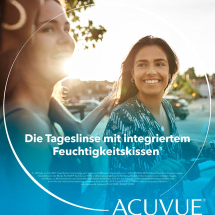ACUVUE MOIST 1-Day Daily Contact Lenses for Sensitive Eyes &amp; Allergy Sufferers – Daily Contact Lenses with -4.75 dpt and BC 8.5 – UV Protection &amp; Comfortable Wear – 90 Lenses