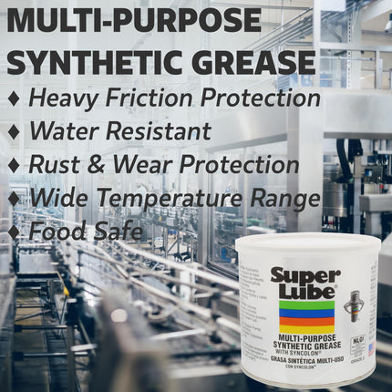 Super Lube 21030 Synthetic Grease (NLGI 2), 3 oz Tube by Super Lube