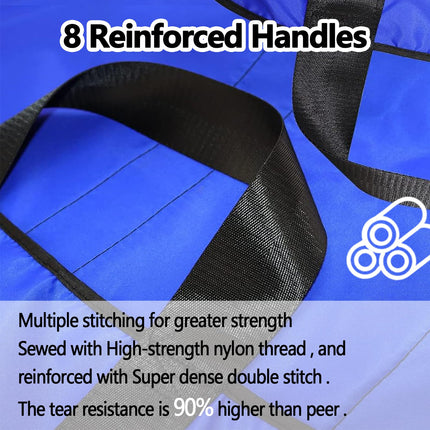 Transfer belt, positioning pad for patient transfer, 120 * 100cm transfer belt transfer patient belt for seniors, patient transfer board with handles for elderly people and patients