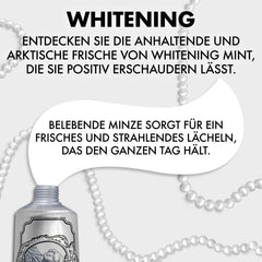 Marvis Whitening Mint Toothpaste, 85 ml, Whitening toothpaste promotes natural teeth whitening, toothpaste removes plaque &amp; provides long-lasting freshness