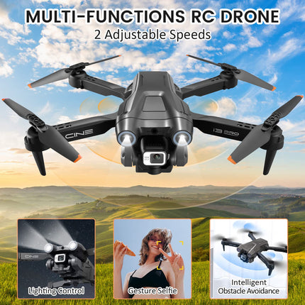 Mingfuxin Foldable Drone with Camera for Beginners, RC Quadcopter Drone with App WIFI FPV Live Video, Altitude Hold, Headless Mode, One-Key Takeoff and Landing for Adults and Kids