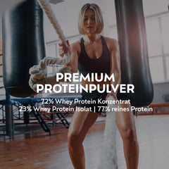 foodspring - Whey Protein Powder Vanilla – With 23g of protein for muscle building, perfect solubility, ultrafiltered, rich in BCAAs &amp; EAAs – full-bodied &amp; delicious taste (750g)