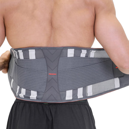 PROIRON Back Support, Back Support Belt for Relieves Pain Lumbar Support for Men/Women, Back Brace with Support Struts, Back Strap Breathable Lumbar Belt for Posture Correction