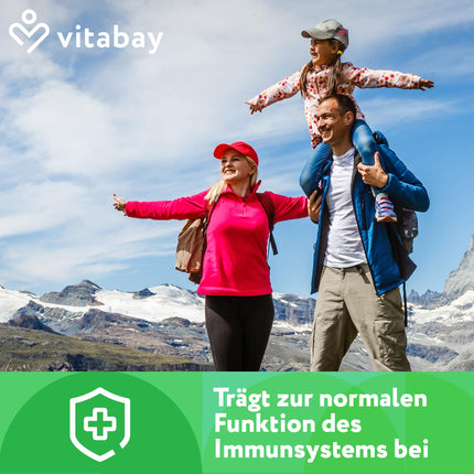 Vitabay Vitamin D3 Depot 20,000 IU - 120 Vegan Tablets High Dose &amp; Vegan - No Additives - Contributes to supporting the immune system and maintaining normal bones