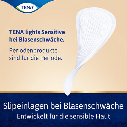 Tena Lights Sensitive Discreet, monthly pack (5 packs of 28 pads each), 140 pads