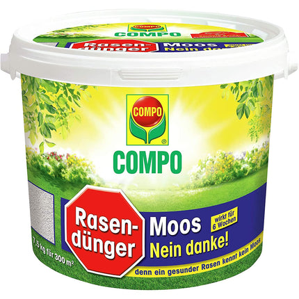 Compo Lawn Fertilizer Moss - No Thanks! 7.5 kg