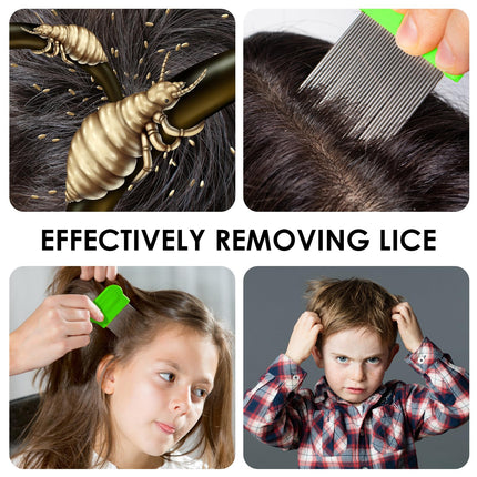 Lice comb, nit comb, metal human lice comb, nit comb extra fine, flea comb, lice remedy, flea combs, nit comb safely removes lice from extra fine for baby, children, adults and pets