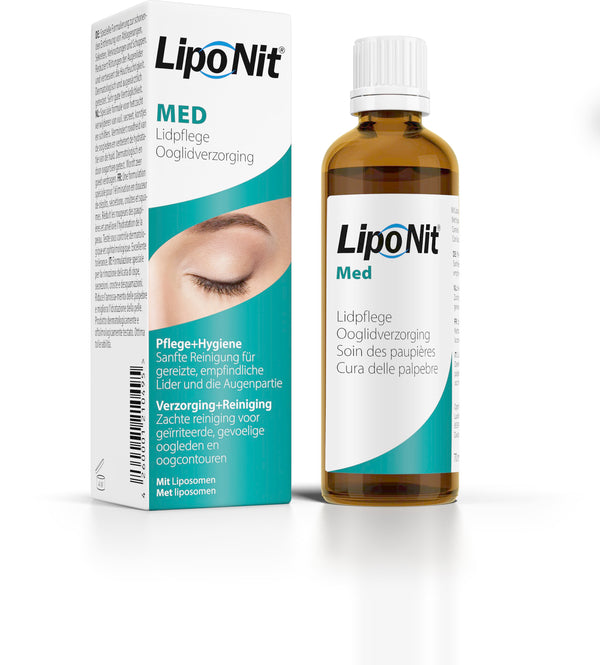 Lipo Nit Med Eyelid Care Suspension, Eyelid Hygiene, For the relief of eyelid inflammation and daily eyelid care, 70 ml