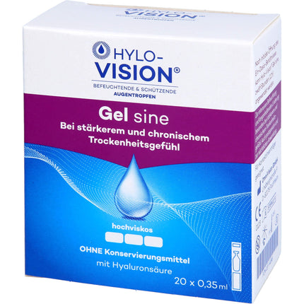 HYLO-VISION Gel single-dose pipettes 20 x 0.35 ml