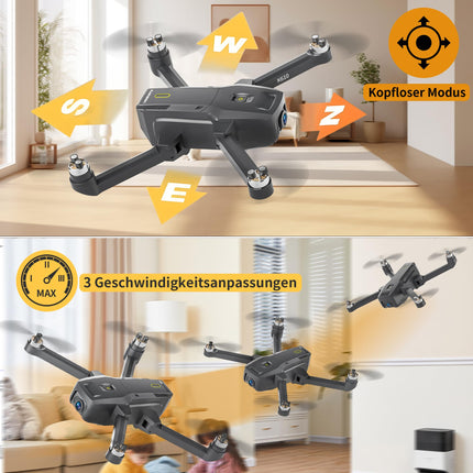 K610 GPS Drone with Camera 4K S0NY IMX SD Card Professional Drone for Adults, 4K RC AIdrones Auto Return Home, under 249g, GPS Drones with Brushless Motor, Follow Me, Point of Interest for Beginners