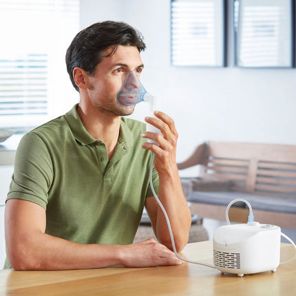 OMRON NEB6020 Year Pack, Replacement Mask for Adults, Nebulizer Accessory for OMRON X101 and X102 Total Inhalers, Adult Mask, Air Tube, OMRON Original Accessory