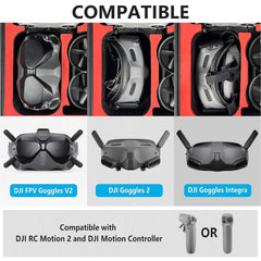 FPVtosky Case for DJI Avata (DJI Goggles V2/Goggles 2/Goggles Integra), waterproof carrying case for Avata, DJI Avata accessory case for DJI Motion/RC Motion 2/FPV Remote Controller 2