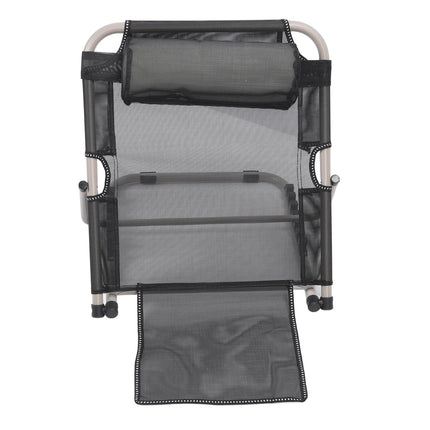 ZJchao Adjustable Lifting Bed Backrest, 6 Gears Adjustable Lifting Bed Backrest Foldable Bed Backrest with Pillow Book Pillow Reading Pillow Seating Aid for Seniors Patient Care