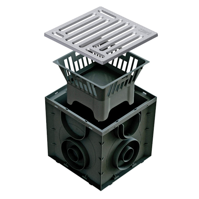 SPEEDFISH 25x25 yard drain with dirt trap bucket A15 drainage gully yard sink