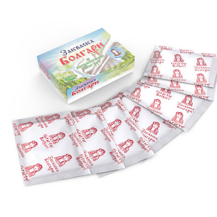 Yogurt ferment "BOLGARI" - 7 sachets of freeze-dried starter cultures for yogurt with Lactobacillus rhamnosus