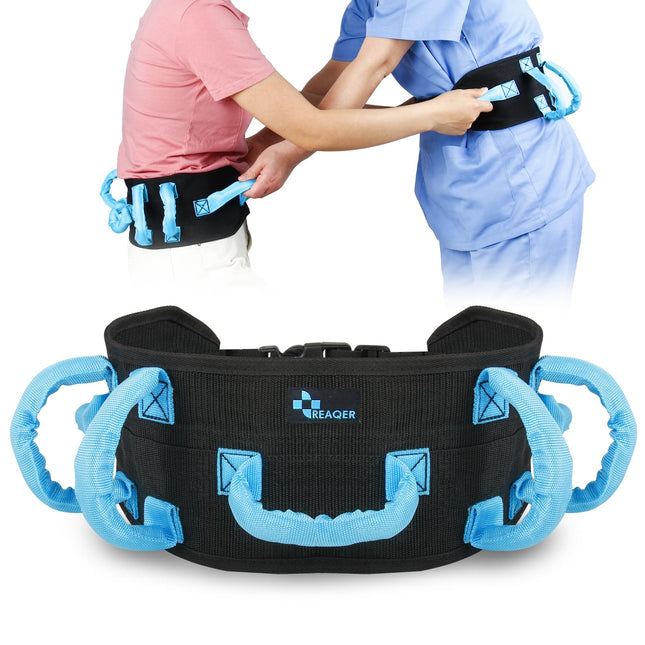 REAQER Transfer Belt Gait Belt Transfer Boom Belt Multifunctional Care Belt For Elderly People With Disabilities Walking Safety Assistance Device