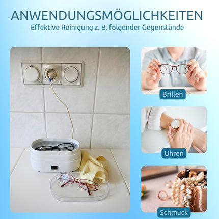 PURIVITA® Ultrasonic Cleaner Concentrate [500ML] - Cleaning agent for ultrasonic devices - Cleaning fluid for ultrasonic cleaners - Ultrasonic cleaning for glasses, jewelry, teeth &amp; coins